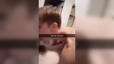 Smutty Frat Oral Web-Cam First Day: Schoolboy Discipline