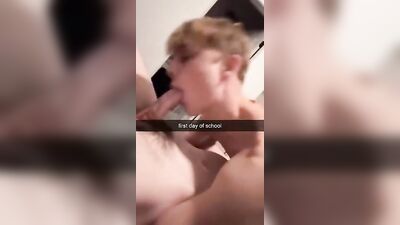 Smutty Frat Oral Web-Cam First Day: Schoolboy Discipline