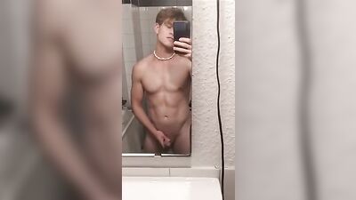 Mirror Reflections: Solo Sex Web-Cam Cum Shots