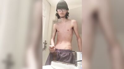 The Skinny Geordie Boy Cums Again: Beanie Edition!
