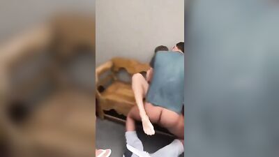 Gangbang with Blond Twink Webcam Boys in Public Backroom!