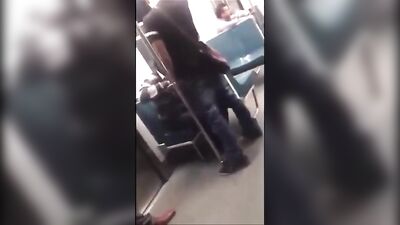 LATINOS JERKS OFF IN THE METRO