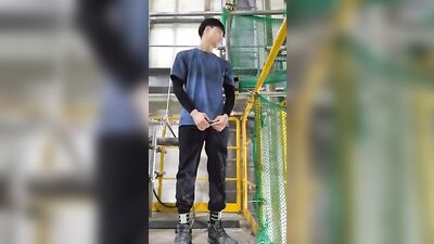 Asian Twink in Public: Dirty Outdoor Handjob and Cum Shots!!