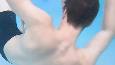 Young Twinks Fucking in the Pool: Splashing Cumshots and Milky Load!