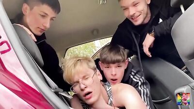 Hardcore Blond Nerdy Orgy: Unleashing Wild Group Sex!