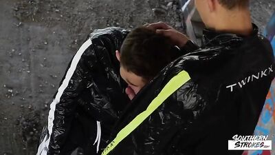 Office Fucks - Stripped & Tensioned Gay Porn Video