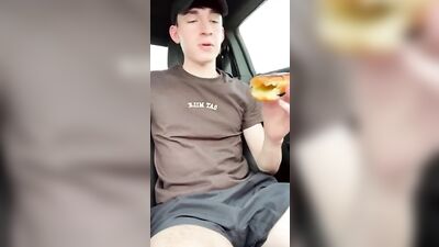 Cum Shots Solo Web-Cam: Fill That Donut Returns!
