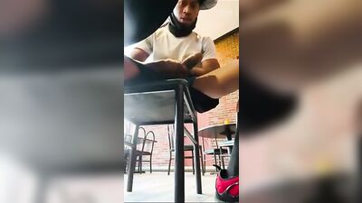 Handsome Voyeurs Cumming in Public: Black Amateurs with Big Cocks and Web-Cam Fun