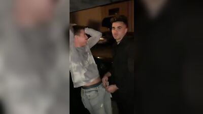 Stoned Twink Blows Straight Friend After Club Night