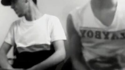 Gay Porn Geek: Two Round Shots with Girl Next to Friends!