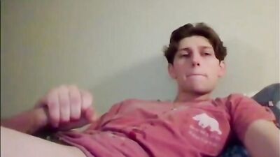 Young Cum King: Amateur Big Dick Solo Cam Show!