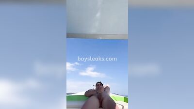 Outdoor Jerking on Boat: Solo Sex Adventure!