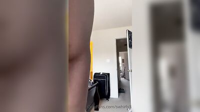 Swhirlys Amateur Black Cock Jerk-Off Solo Cum - Explosive Orgasms and Intense Erections