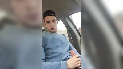 Sexy Boy in Car