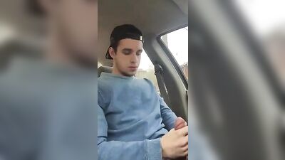 Sexy Boy in Car