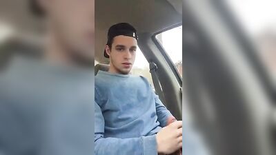 Sexy Boy in Car