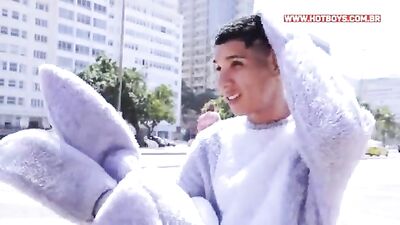 Easter Bunnys Cocky Adventure: Bareback Bisexual Black Latino Fetish Fun!