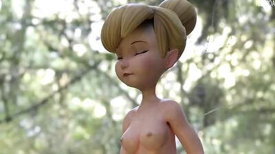 Tinker Bells Gay Cartoon Adventure: Cum Shots Galore!