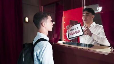 Bare Fun In The Theatre Twinks: Cum Shots Bareback!