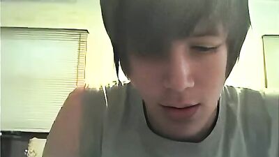 Enhanced Gay Porn Show Time! Teen Boy Smooth Wanks and Cums on Web-Cam!