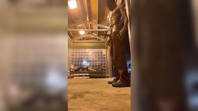 Come Watch Me Suck My Dick Near This Niggas Cock - Big Black Cum Shots With A Lean Athletic Fit Teenager!