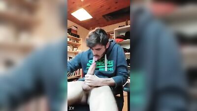 Young French Dude Sucks Himself on Web-Cam! - Gay Amateur Oral Porn