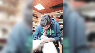 Young French Dude Sucks Himself on Web-Cam! - Gay Amateur Oral Porn