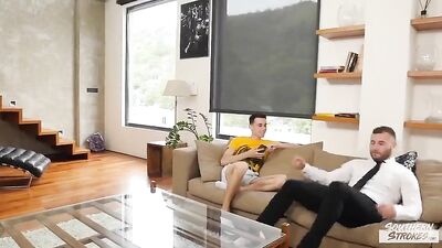 Stepdads Horny Desires - The Ultimate Father and Son Cumshot Compilation!