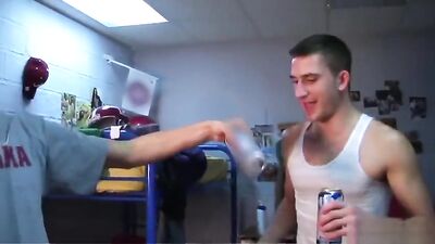 Drunk Frat Boys Cum Party - First Time Oral Action