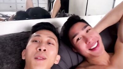 Asian Bare Friends - Cum Shots Twinks