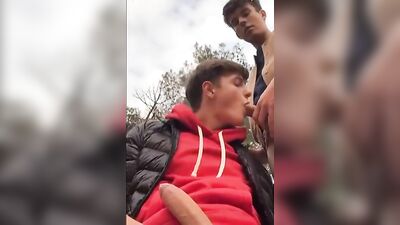 2 GERMAN FRIENDS IN THE NATURE - BIG CUMS: AMATEUR ASS PLAY, HANDJOBS & MIXED ORALS!