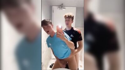 German Teens Fuck in Public! - Hot Gym Toilet Shoots