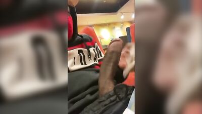 Gay Porn Exhibitionist Cumming in Hotel Lobby! - Big Cocks, Solo J...