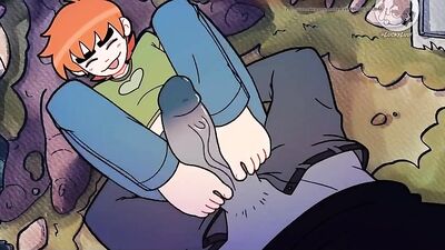 Cartoon Footjob Adventures: Animated Anal Antics!