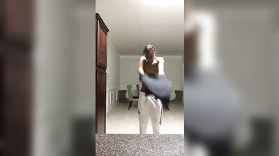 Black Solo Super Fit Web-Cam All Change Naked Black Lad Gets Nude!