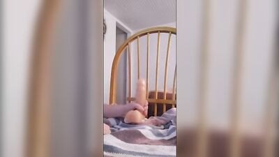 Curly Daddy: Twink Fun Solo Web-Cam Toy Dildo Play!