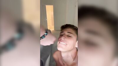 Cumming with Cuteness! A new twist on a classic gay porn snack