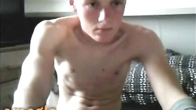 Cumming Selfie: Handsome Cute Blondes Solo Jacking Session!