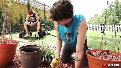 Banging his work bitch - Gay Porns Hottest Teen Bareback Action!