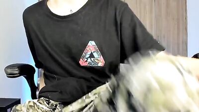 Young Colombian Cock Worship: Endowed Amateur Webcam Solo