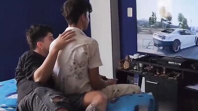 Horny couple twinks boyfriends room homemade fuck sex show tube