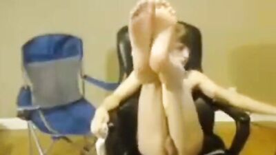 Seductive Daddy Worships Twink Sons Feet