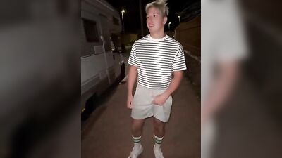 Street Shocker - Risky Cumshot Adventure!