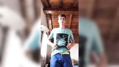 Gay Solo Web-Cam Jerking Time