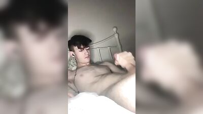 Cumming on Cute Amateur Muscle Boys Bed with Big Dicks!