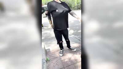 Nude Outdoor Risk Adventure