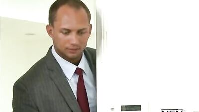 His Dads Boss Sizzling Gay Porn Orgy - Hardcore Ass Play and Cum Shots!