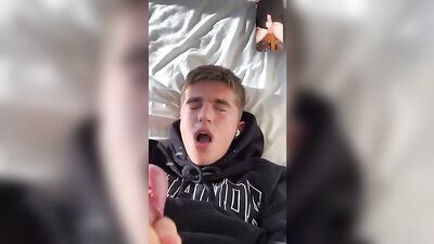 Cumfaced Blond Amateurs: Webcam Cum Shots and Handjobs!