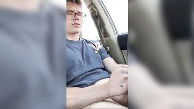 Cumming In His Car - Solo Sex Web-Cam Adventure