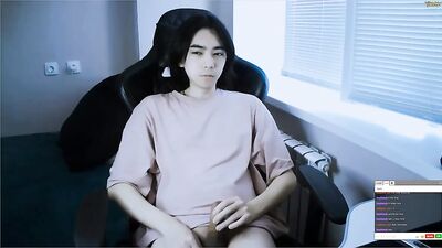 Asian Twink Cums Hard on Webcam - A New Video Adventure Begins